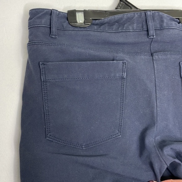 THEORY navy made in USA stretchy skinny pants - Picture 7 of 11